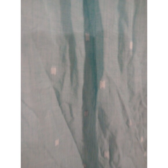 Westbound Blue Dot 3/4 Roll Tab Sleeve Vneck Blouse Sz 3X - Picture 2 of 3